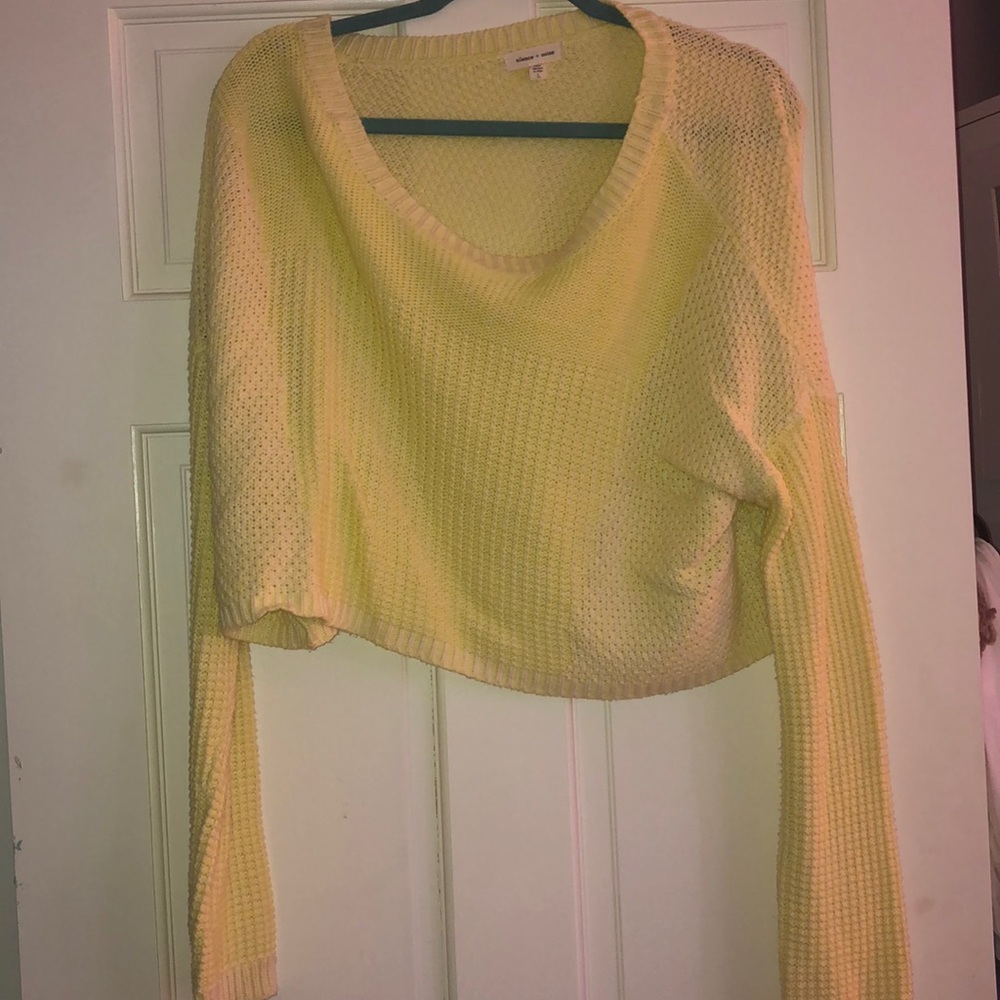 Cropped sweater